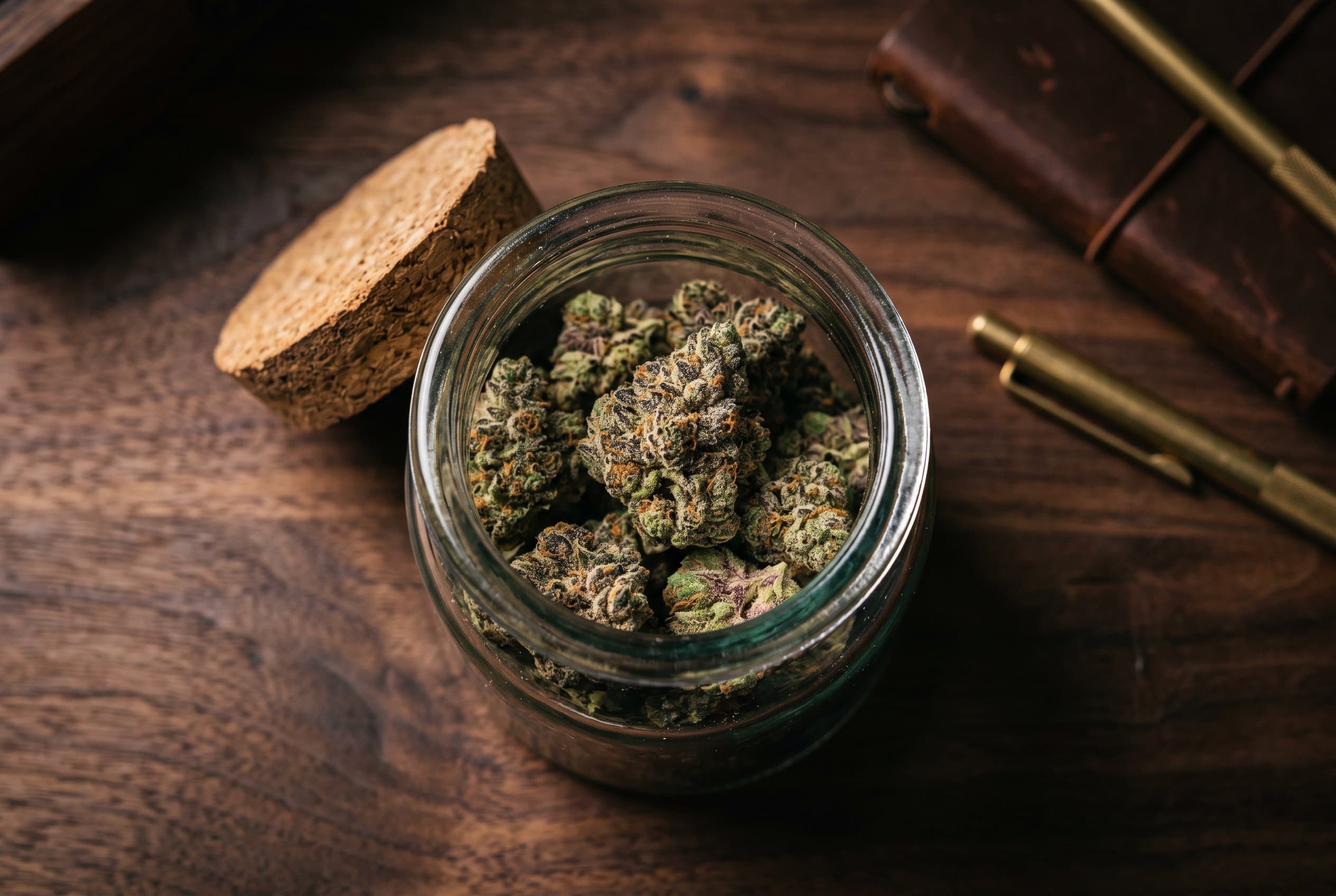 Cannabis drug interactions guide infographic showing medication safety information