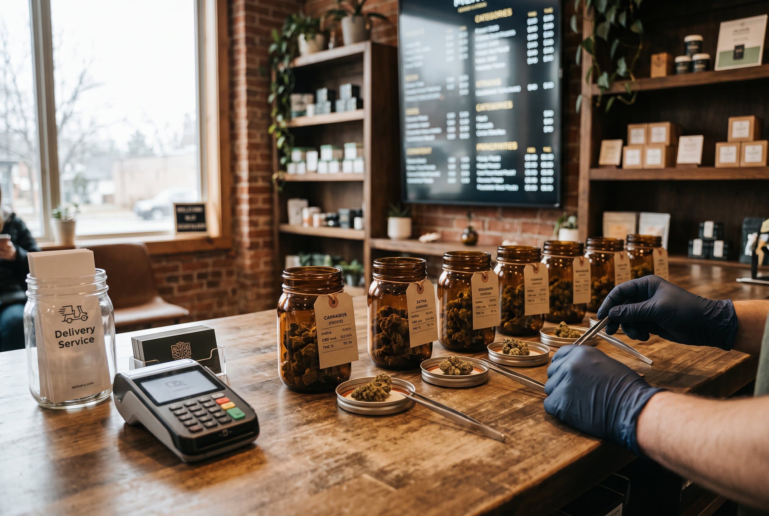 Guide comparing cannabis dispensary vs delivery service options and convenience factors