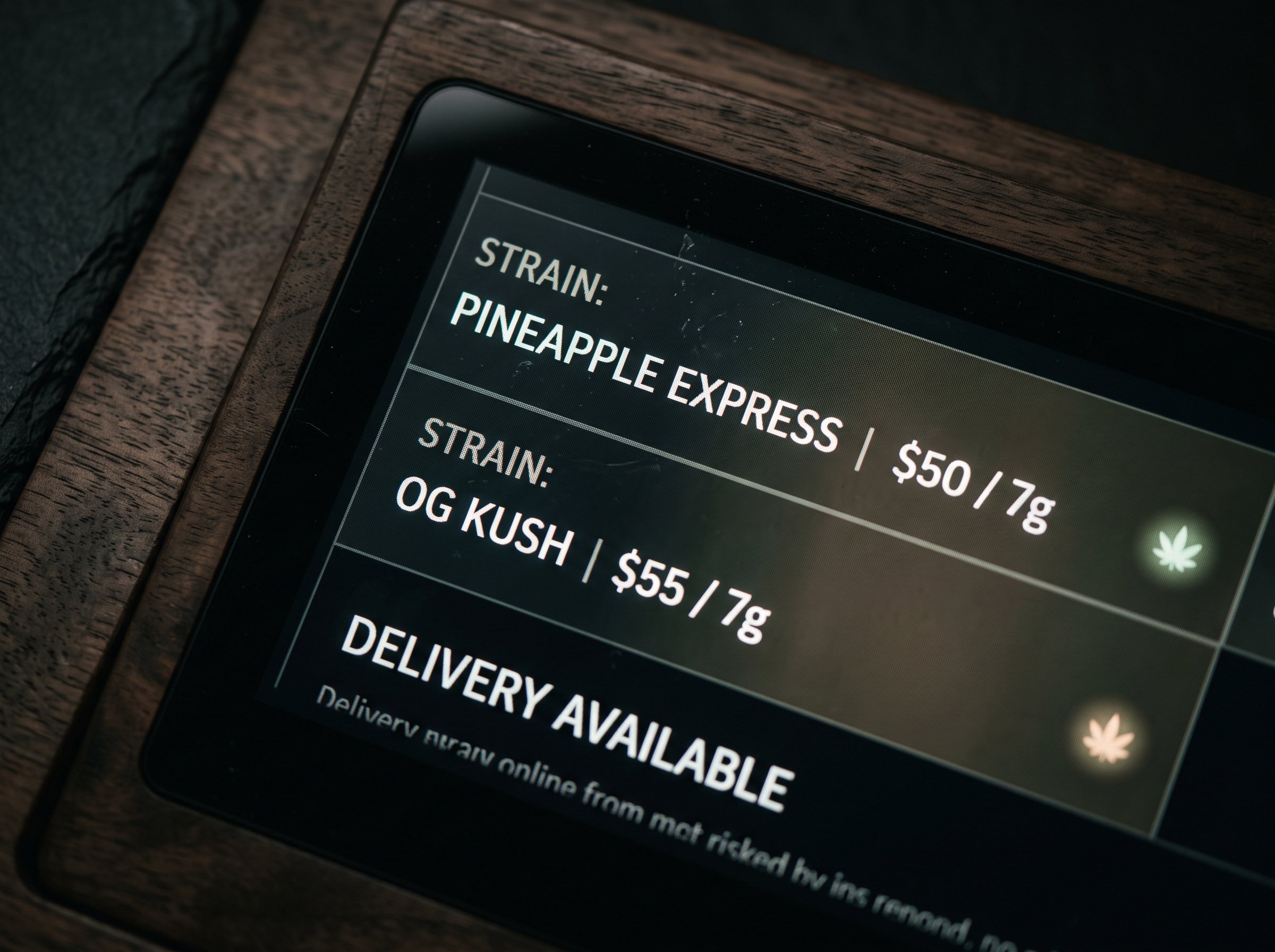 Comparison chart showing dispensary vs delivery service guide benefits for cannabis consumers